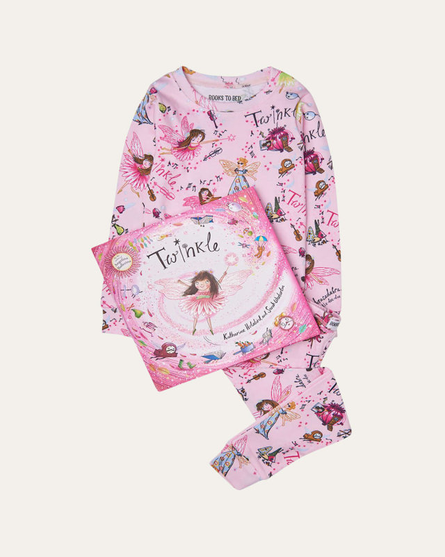Kid's Twinkle 2-Piece Pajama & Book Gift Set, Size 2-7